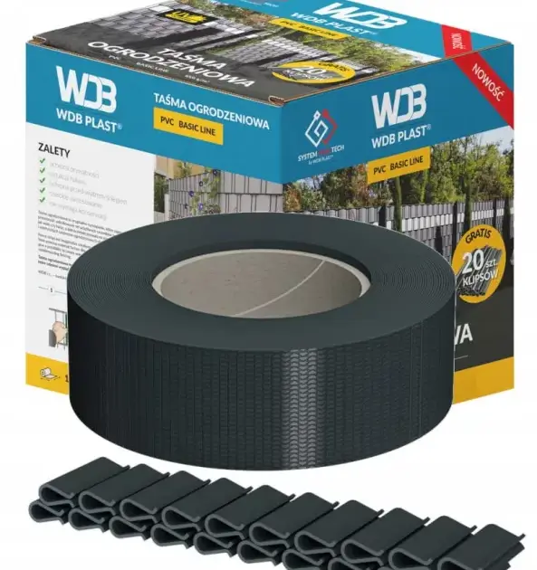 WDB Plast Basic Line traka za panel ogradu 47,5 mm x 35 m antracit ral(7016)